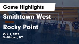Smithtown West  vs Rocky Point  Game Highlights - Oct. 9, 2023