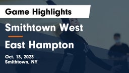Smithtown West  vs East Hampton  Game Highlights - Oct. 13, 2023