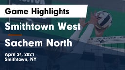 Smithtown West  vs Sachem North Game Highlights - April 24, 2021