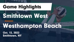 Smithtown West  vs Westhampton Beach  Game Highlights - Oct. 13, 2022