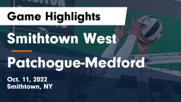 Smithtown West  vs Patchogue-Medford  Game Highlights - Oct. 11, 2022