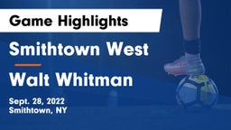 Smithtown West  vs Walt Whitman  Game Highlights - Sept. 28, 2022