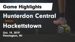 Hunterdon Central  vs Hackettstown  Game Highlights - Oct. 19, 2019