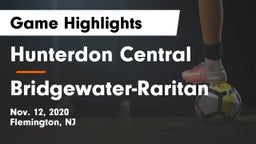 Hunterdon Central  vs Bridgewater-Raritan  Game Highlights - Nov. 12, 2020