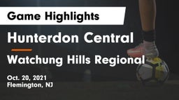 Hunterdon Central  vs Watchung Hills Regional  Game Highlights - Oct. 20, 2021
