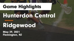 Hunterdon Central  vs Ridgewood  Game Highlights - May 29, 2021