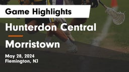 Hunterdon Central  vs Morristown  Game Highlights - May 28, 2024