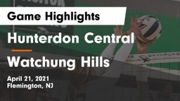 Hunterdon Central  vs Watchung Hills Game Highlights - April 21, 2021