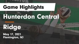 Hunterdon Central  vs Ridge  Game Highlights - May 17, 2021