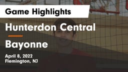 Hunterdon Central  vs Bayonne  Game Highlights - April 8, 2022