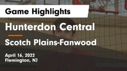 Hunterdon Central  vs Scotch Plains-Fanwood  Game Highlights - April 16, 2022