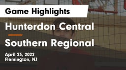 Hunterdon Central  vs Southern Regional  Game Highlights - April 23, 2022