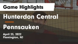 Hunterdon Central  vs Pennsauken  Game Highlights - April 23, 2022