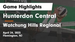 Hunterdon Central  vs Watchung Hills Regional  Game Highlights - April 24, 2023