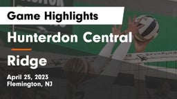 Hunterdon Central  vs Ridge  Game Highlights - April 25, 2023