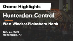 Hunterdon Central  vs West Windsor-Plainsboro North  Game Highlights - Jan. 23, 2023