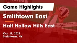 Smithtown East  vs Half Hollow Hills East  Game Highlights - Oct. 19, 2022