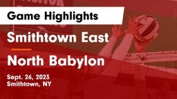 Smithtown East  vs North Babylon  Game Highlights - Sept. 26, 2023