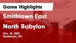 Smithtown East  vs North Babylon  Game Highlights - Oct. 18, 2023
