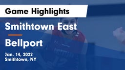 Smithtown East  vs Bellport  Game Highlights - Jan. 14, 2022