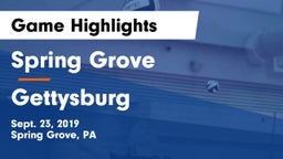 Spring Grove  vs Gettysburg  Game Highlights - Sept. 23, 2019