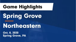 Spring Grove  vs Northeastern  Game Highlights - Oct. 8, 2020