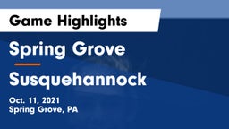 Spring Grove  vs Susquehannock  Game Highlights - Oct. 11, 2021