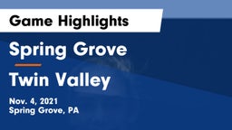 Spring Grove  vs Twin Valley  Game Highlights - Nov. 4, 2021