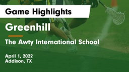 Greenhill  vs The Awty International School Game Highlights - April 1, 2022