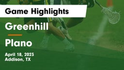 Greenhill  vs Plano Game Highlights - April 18, 2023
