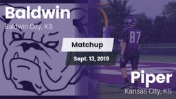 Matchup: Baldwin High vs. Piper  2019
