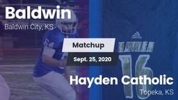Matchup: Baldwin High vs. Hayden Catholic  2020