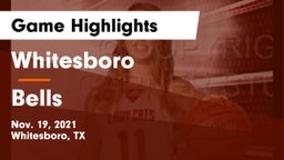 Whitesboro  vs Bells  Game Highlights - Nov. 19, 2021