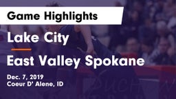 Lake City  vs East Valley Spokane Game Highlights - Dec. 7, 2019