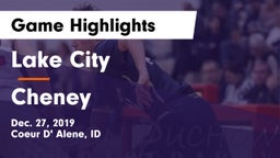 Lake City  vs Cheney  Game Highlights - Dec. 27, 2019