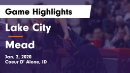 Lake City  vs Mead  Game Highlights - Jan. 2, 2020