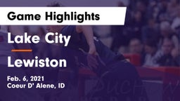 Lake City  vs Lewiston  Game Highlights - Feb. 6, 2021