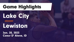 Lake City  vs Lewiston  Game Highlights - Jan. 20, 2023