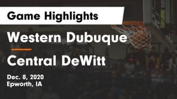 Western Dubuque  vs Central DeWitt Game Highlights - Dec. 8, 2020