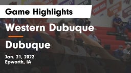 Western Dubuque  vs Dubuque  Game Highlights - Jan. 21, 2022