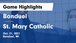 Bonduel  vs St. Mary Catholic  Game Highlights - Oct. 21, 2021