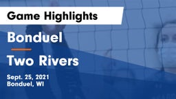 Bonduel  vs Two Rivers  Game Highlights - Sept. 25, 2021