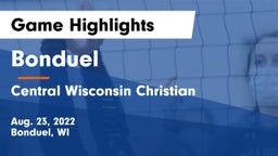 Bonduel  vs Central Wisconsin Christian  Game Highlights - Aug. 23, 2022