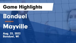 Bonduel  vs Mayville  Game Highlights - Aug. 23, 2022