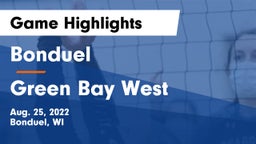 Bonduel  vs Green Bay West Game Highlights - Aug. 25, 2022