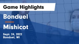 Bonduel  vs Mishicot  Game Highlights - Sept. 24, 2022