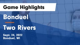 Bonduel  vs Two Rivers  Game Highlights - Sept. 24, 2022