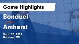 Bonduel  vs Amherst  Game Highlights - Sept. 20, 2022