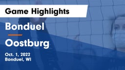 Bonduel  vs Oostburg Game Highlights - Oct. 1, 2022
