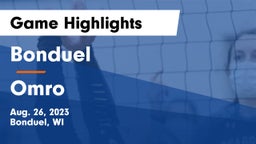 Bonduel  vs Omro  Game Highlights - Aug. 26, 2023